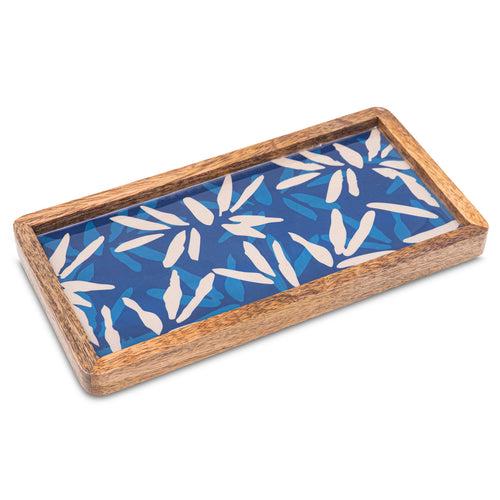 Wooden Indigo Tray Platter