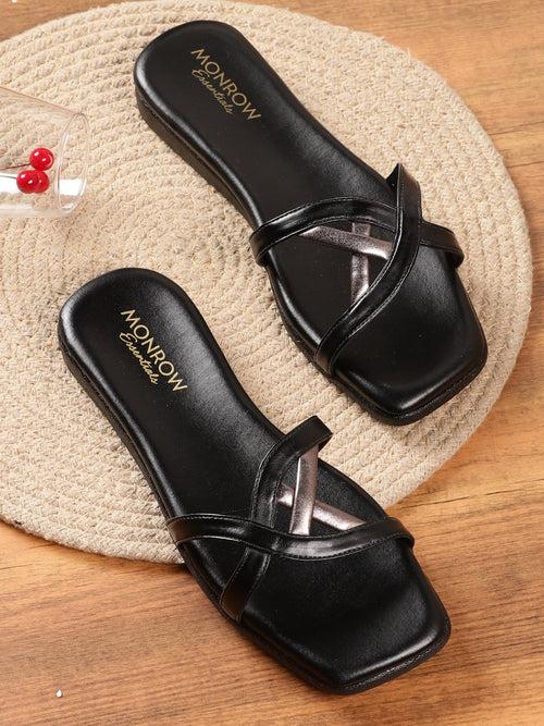 Everly Black Flat