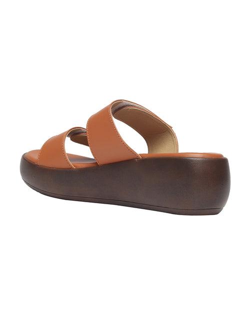 Terila Tan Flatform Heels