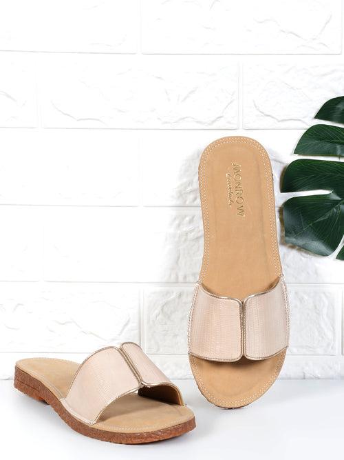 Jasmine Beige Flats