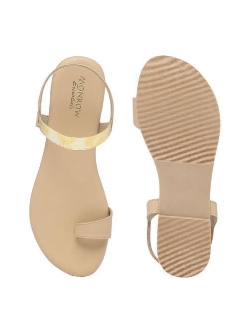 Freya Beige Flats