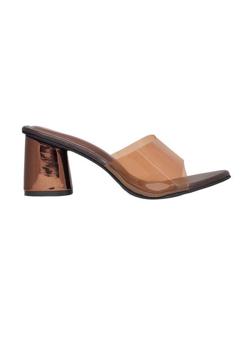 Arianna Brown Block Heels