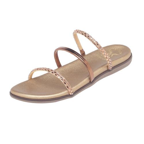 Auckie Monrow Bronze Flats