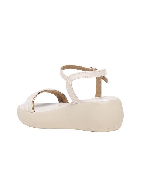 Verina Cream Flatform Heels