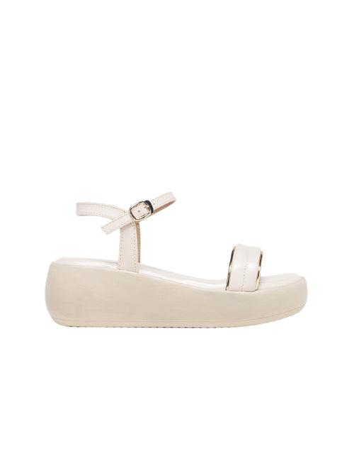 Verina Cream Flatform Heels