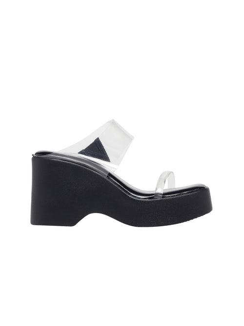 Joanne Black Wedge Heels