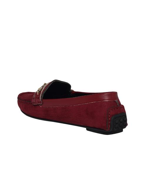 Jade Maroon Loafers