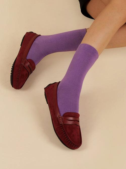 Manon Maroon Loafers