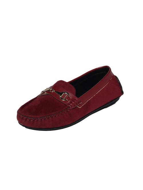 Jade Maroon Loafers