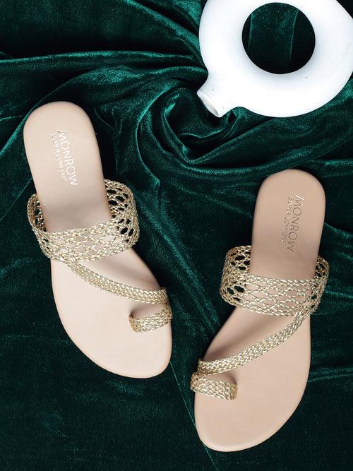 Lilah Rose Gold Flats