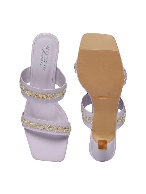 Eden Lavender Kitten Heels