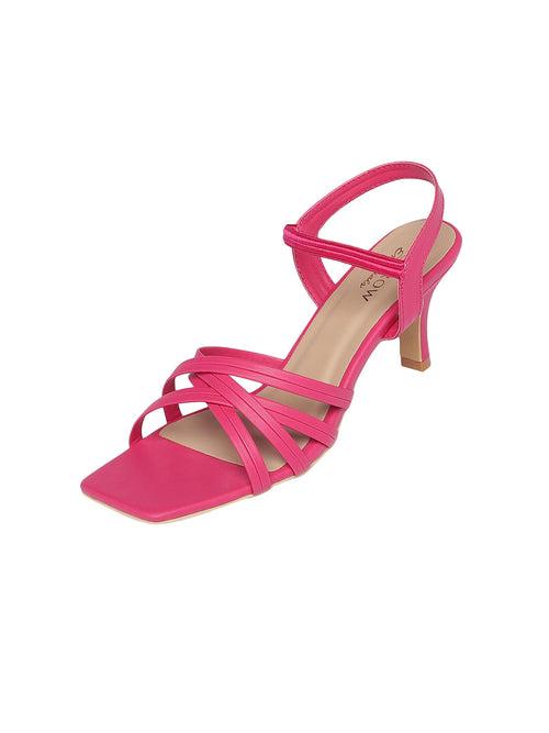 Kiara Pink Kitten Heels