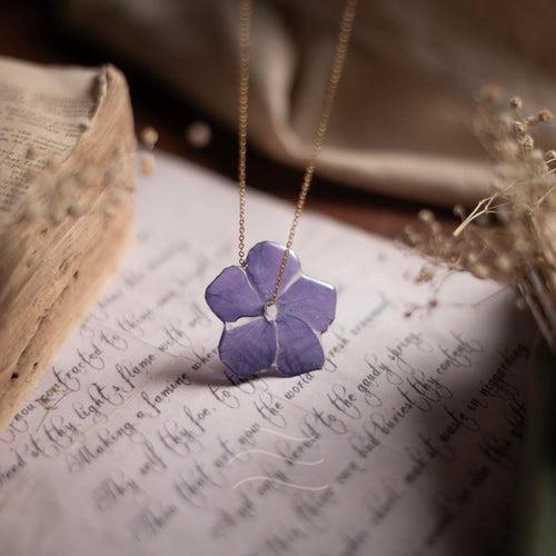 Twirling Periwinkle Necklace