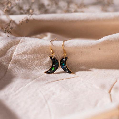 Midnight Moon Earrings