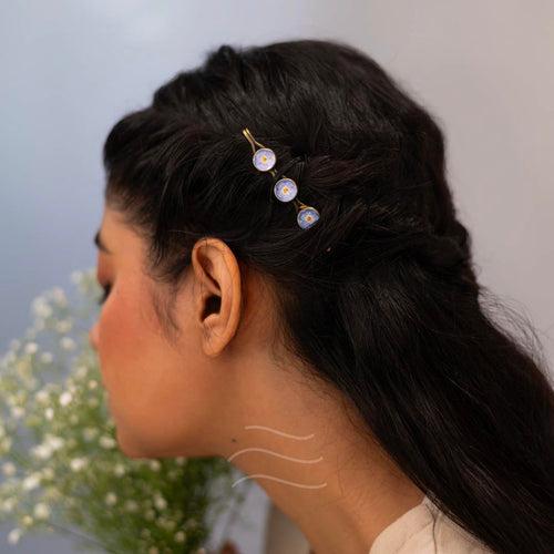 Forget-me-not Hairpin