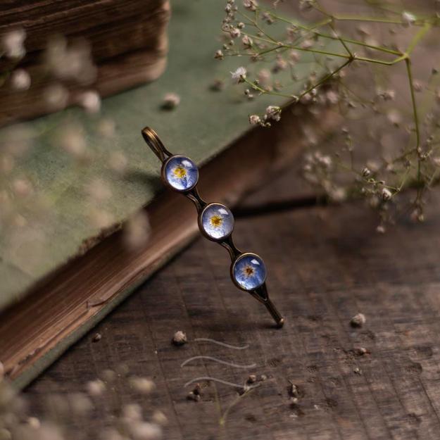 Forget-me-not Hairpin