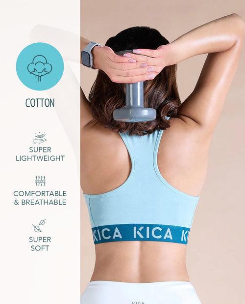 Low to Mid Impact Cotton Sports Bra