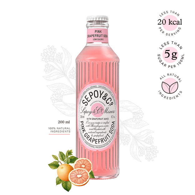 Sepoy & Co. Pink Grapefruit Soda