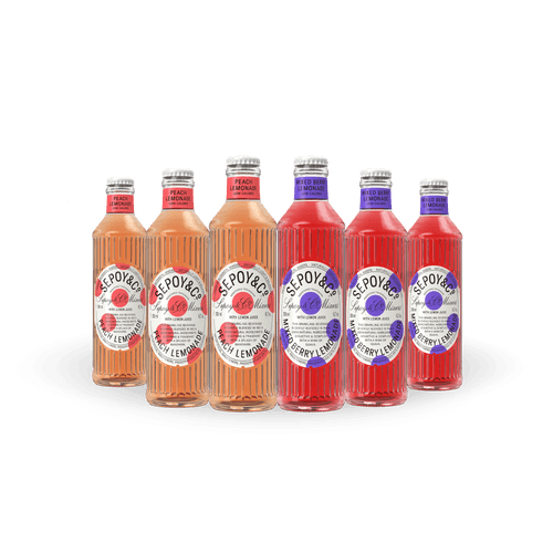 Mixed Berry & Peach Lemonade Tasting Box (Pack of 6)