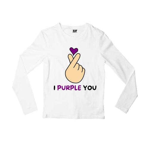 BTS Full Sleeves T shirt - I Purple You