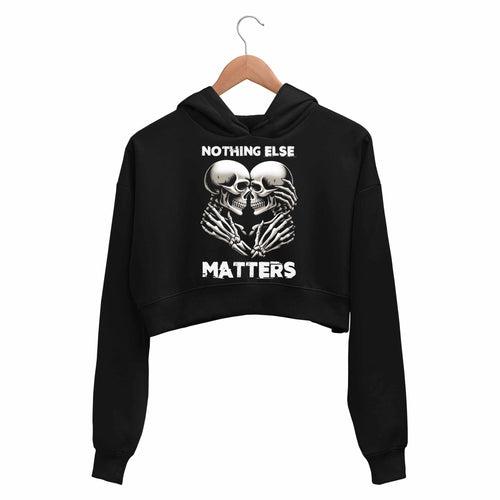 Metallica Crop Hoodie - And Nothing Else Matters