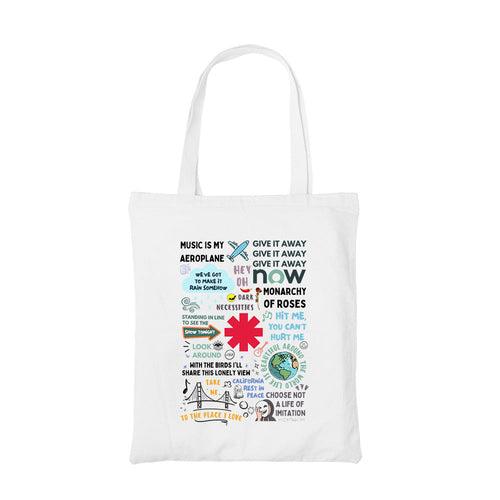 Red Hot Chili Peppers Tote Bag - Red Hot Doodle