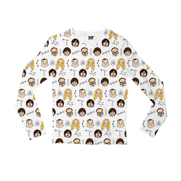 The Big Bang Theory AOP Full Sleeves T shirt - Characters