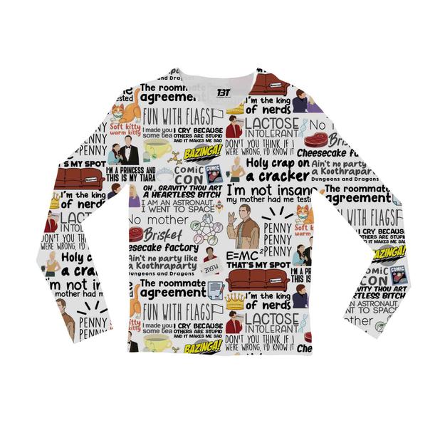 The Big Bang Theory AOP Full Sleeves T shirt