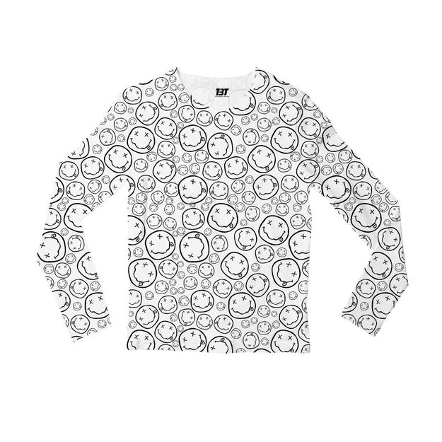 Nirvana AOP Full Sleeves T shirt - Smiley