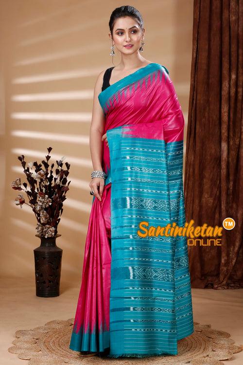 Tussar By Eri Silk Odisha Handloom Ikkat Saree SN202314820