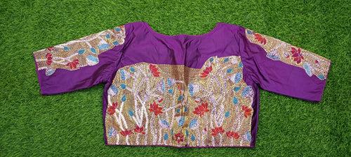 Kantha Stitch Blouse SN2023WP08