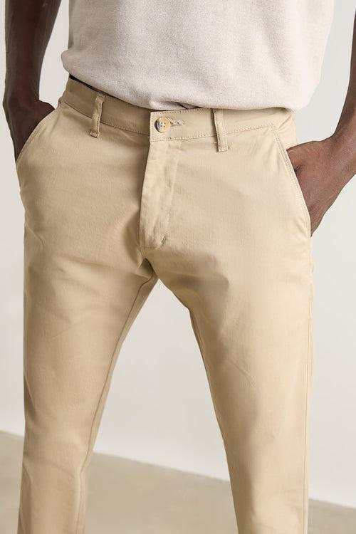 Men's Ecru Summer Pants
