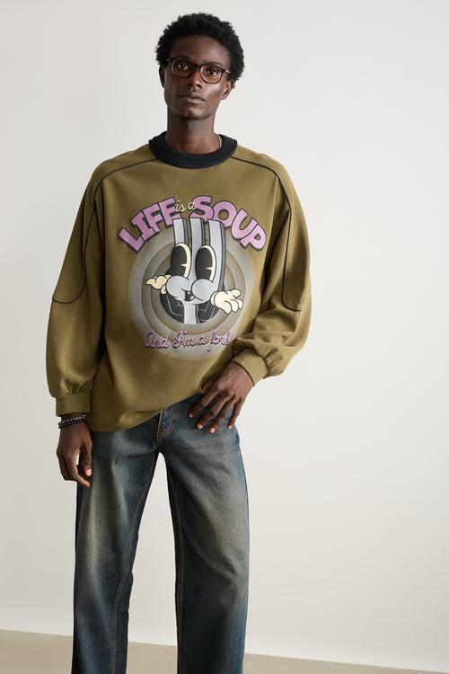 MEN'S OVERSIZED LIVELY SWEATSHIRT