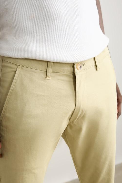 Men's Beige Summer Pants
