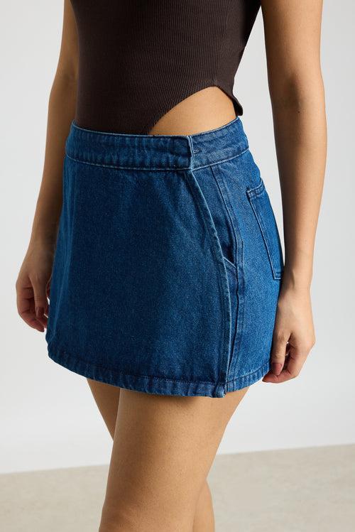 DENIM DUSK SKORTS