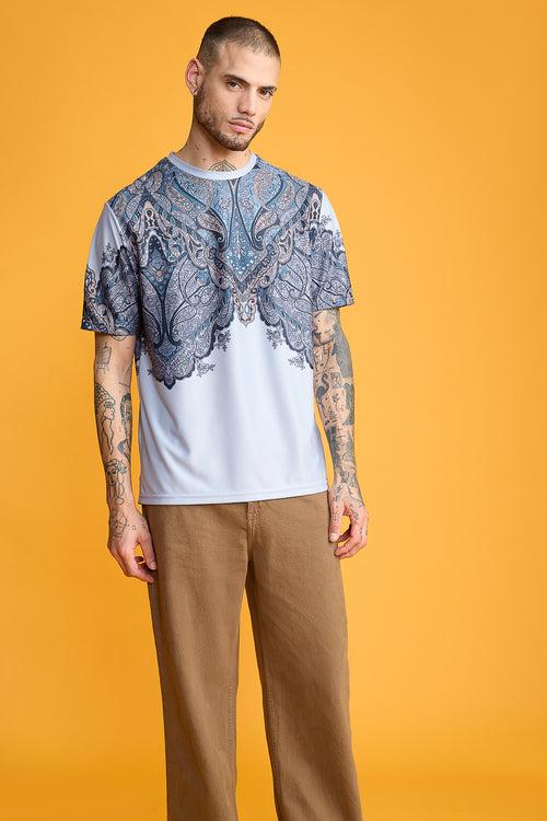 Printed Men's T-Shirt- Mandala