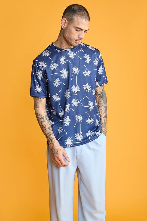 AOP MEN'S T-SHIRT- COCONUT TREES