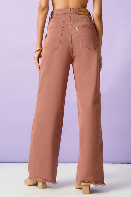 Autumn Blush Straight Fit Jeans