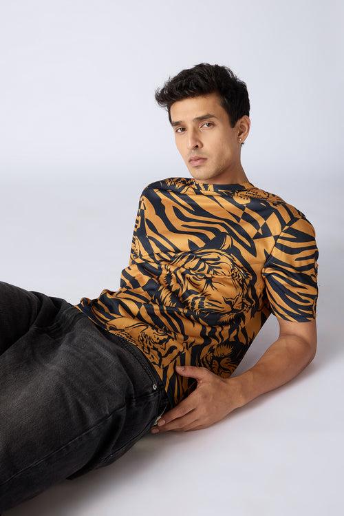 AOP MEN'S T-SHIRT-TIGER