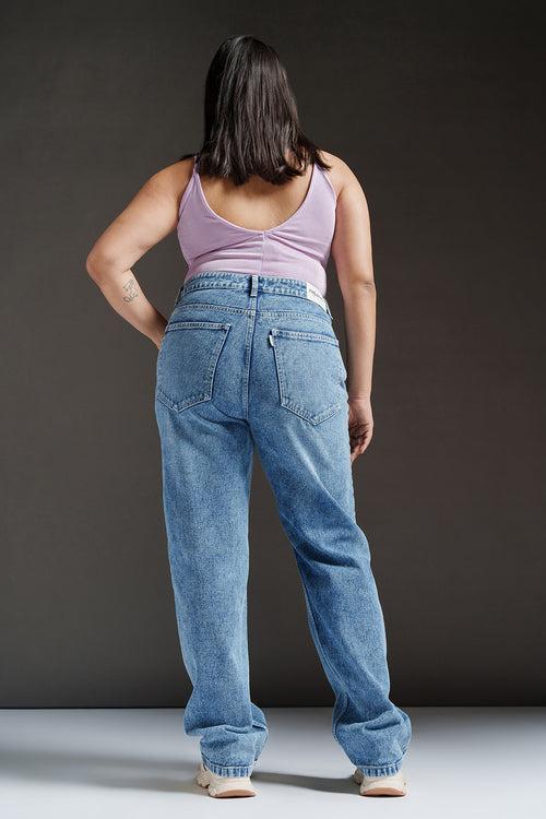 Blue Atlas Curve Laser Jeans