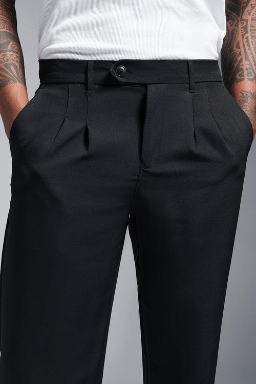 Assassins Black Men's Stylised Korean Pants