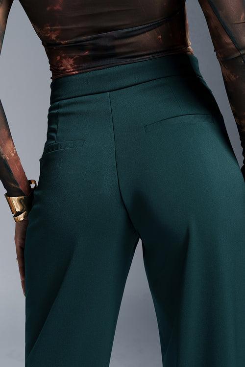 Emerald Bay Twisted Waist Korean Pants