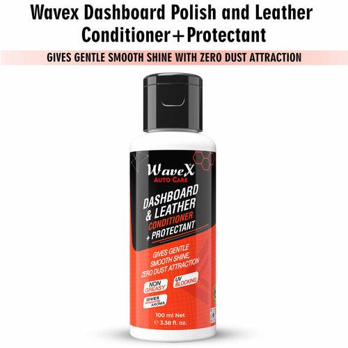 KIT-CDWW Carnauba Car Wax 100ml, Car Dashboard & Leather Conditioner+Protectant 100ml and Wonder Wash Car Shampoo 100ml Combo