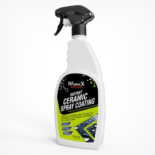 Instant Ceramic Coating for Car - 650ml – Easy to Apply – Just Spray and Wipe – Super Hydrophobic, Extreme Gloss, Smoothness and Protects Paint