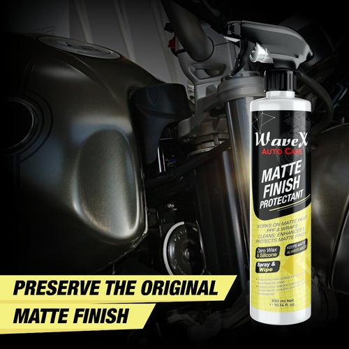 Matte Finish Protectant Bike Polish 350ml + Microfiber Cloth Towel 350GSM | Matte Polish for Bike