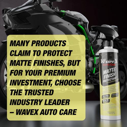 Matte Finish Protectant Bike Polish 350ml + Microfiber Cloth Towel 350GSM | Matte Polish for Bike