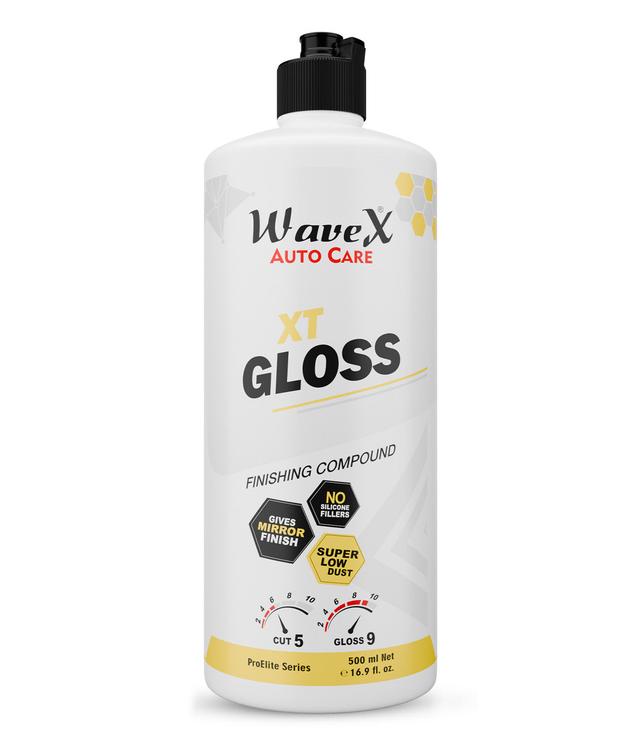 XT-GLOSS High Shine Finishing Compound - Professional Grade, Silicone-Free, Low Dust, Fine Abrasive for Minor Imperfections, Compatible with All Paint Types