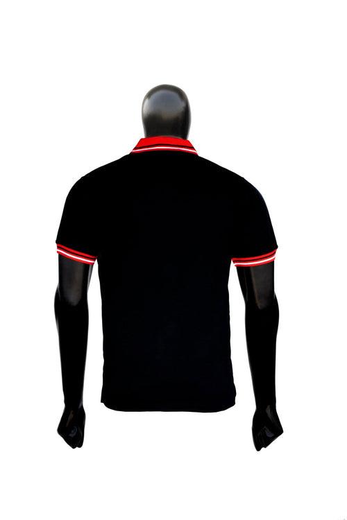 Detailing Merchandise Combo 1- WaveX Red and Black Collar T-Shirt + WaveX Detailing Apron + WaveX Detailing Cap