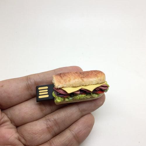 Subway Sandwich Miniature Novelty Pen Drive