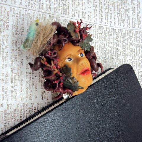 Ms Forest Whimsy Head Bookmark